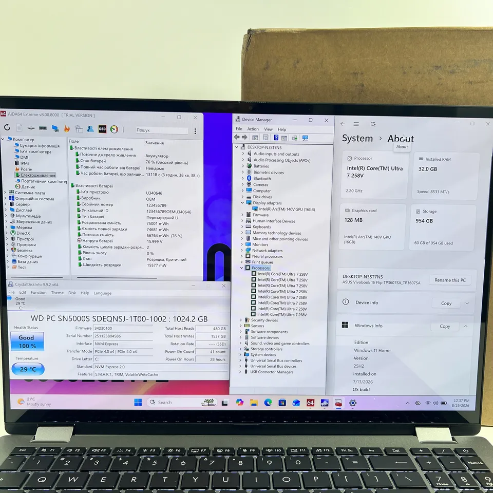 ASUS Vivobook 16 Flip TP3607SA Cенсорний — фото 4