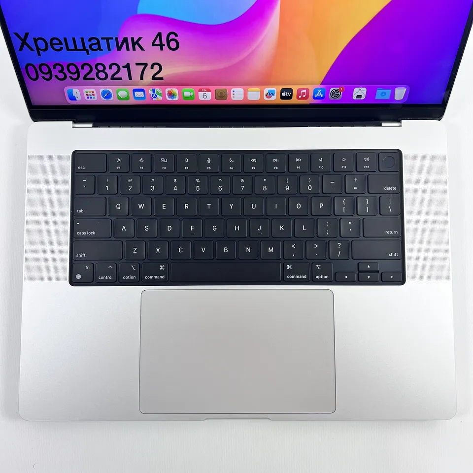 MacBook Pro 16 2021 M1 Pro/32/512 Silver, батарея 96% — фото 6