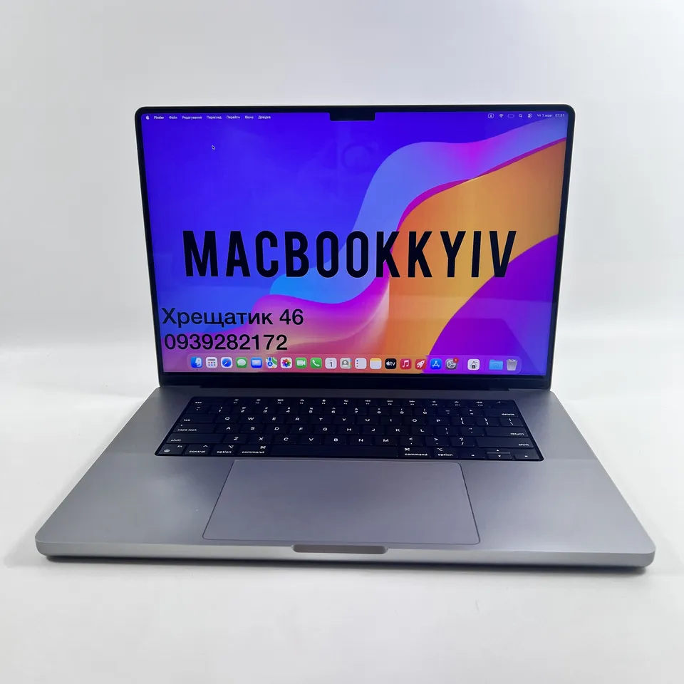 MacBook Pro 16 2021 M1 Pro/16/512 Space Gray, батарея 86% — фото 7