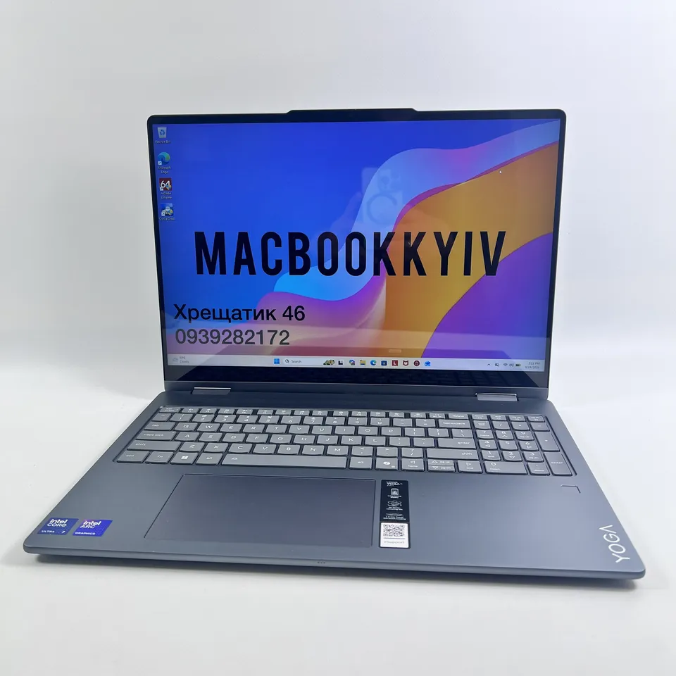 Lenovo Yoga 7 2-in-1 16ILL10 16" Сенсорний, сенсорний екран — фото 8