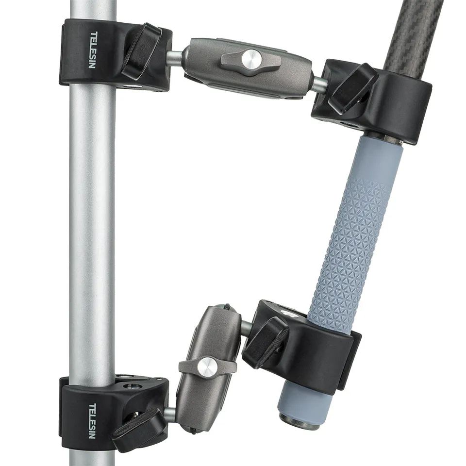 Кріплення Telesin Double Clamp Mount GP-HBM-001-D — фото 2