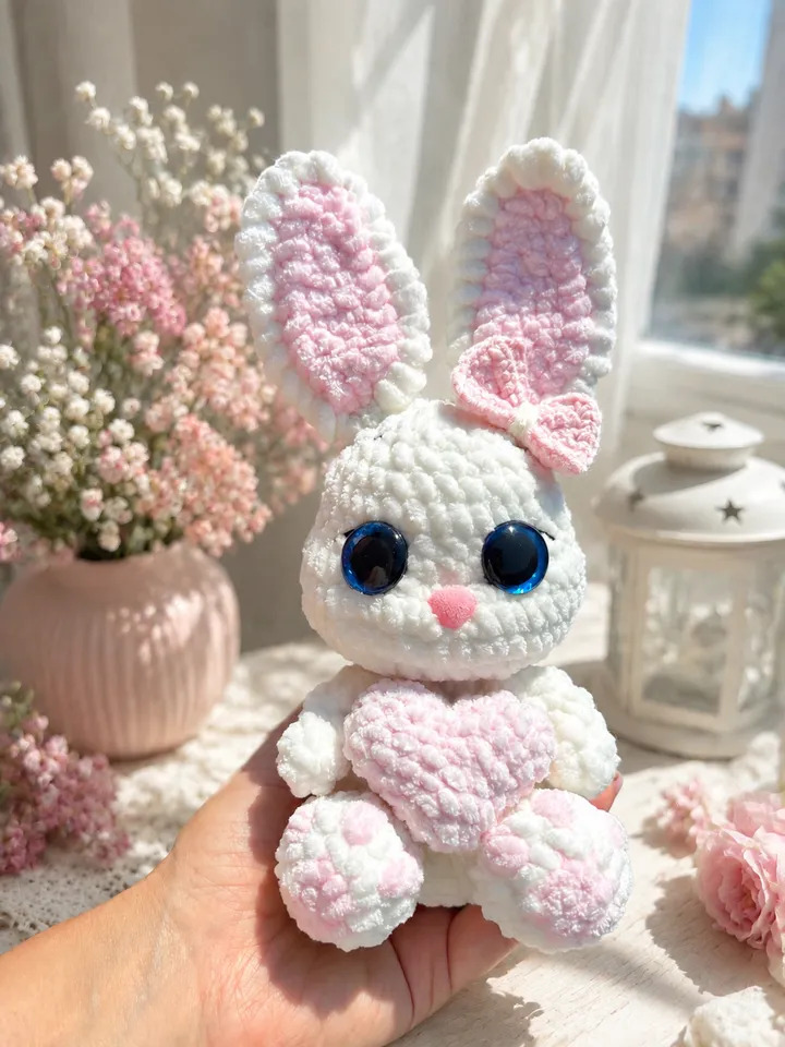 Зайчик з серцем і блакитними очима — фото 1