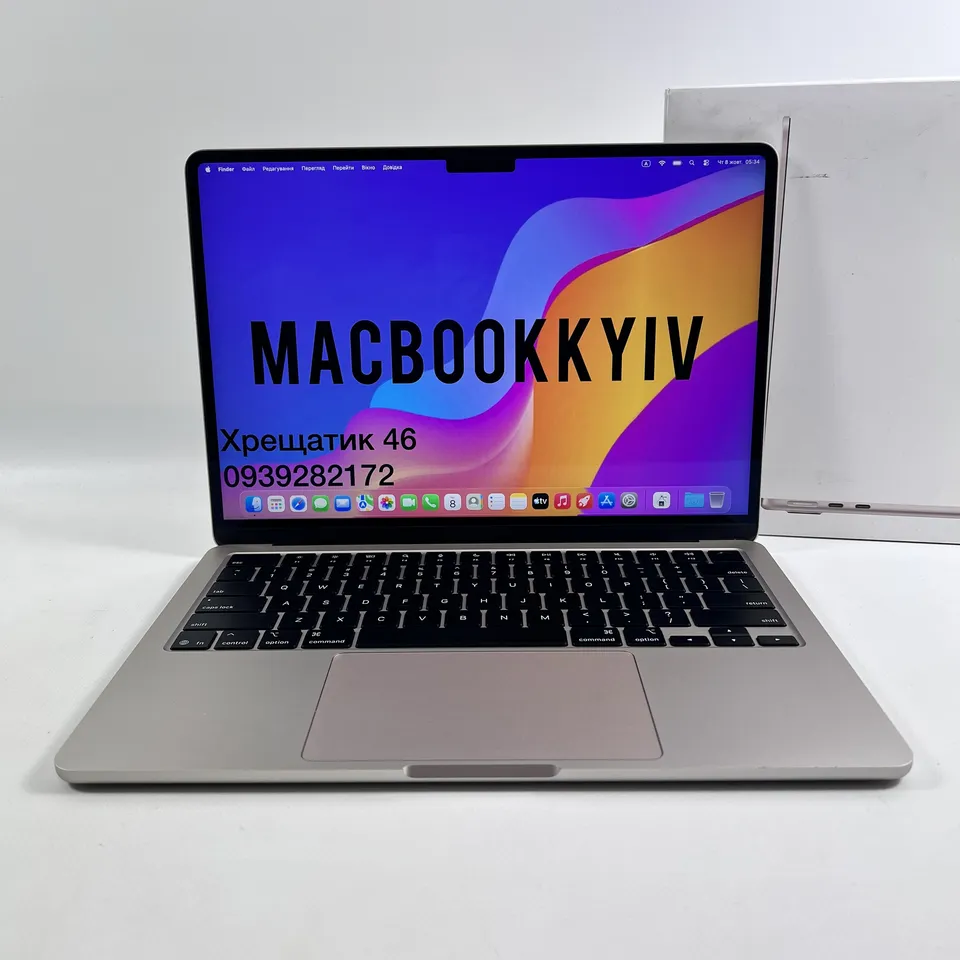 MacBook Air 13 2025 M4/24/512 Starlight 10CPU 10GPU, батарея 97% — фото 8