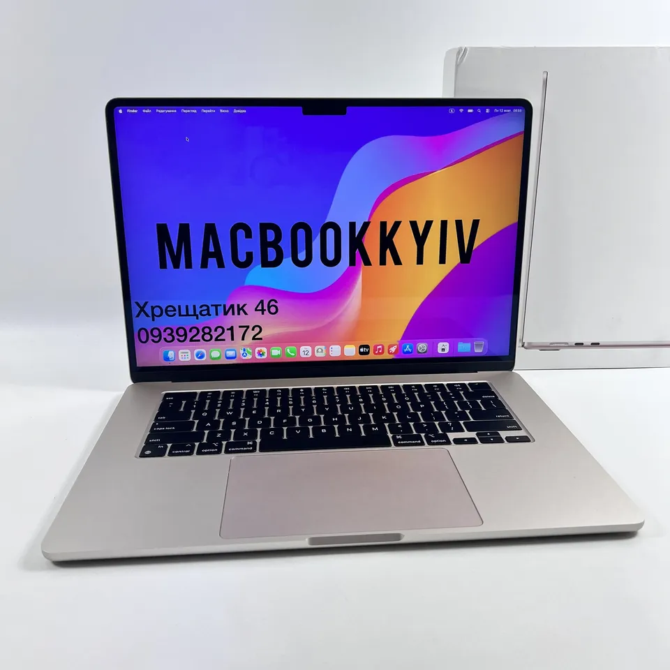 MacBook Air 15 2024 M3/24/512 Starlight 8CPU 10GPU, батарея 100% — фото 8