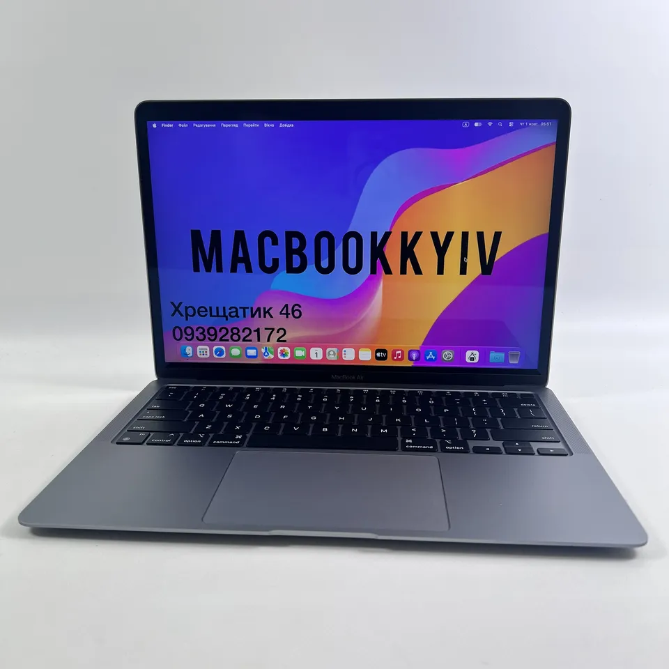 MacBook Air 13 2020 M1/8/256 Space Gray 8CPU 7GPU, батарея 94% — фото 7