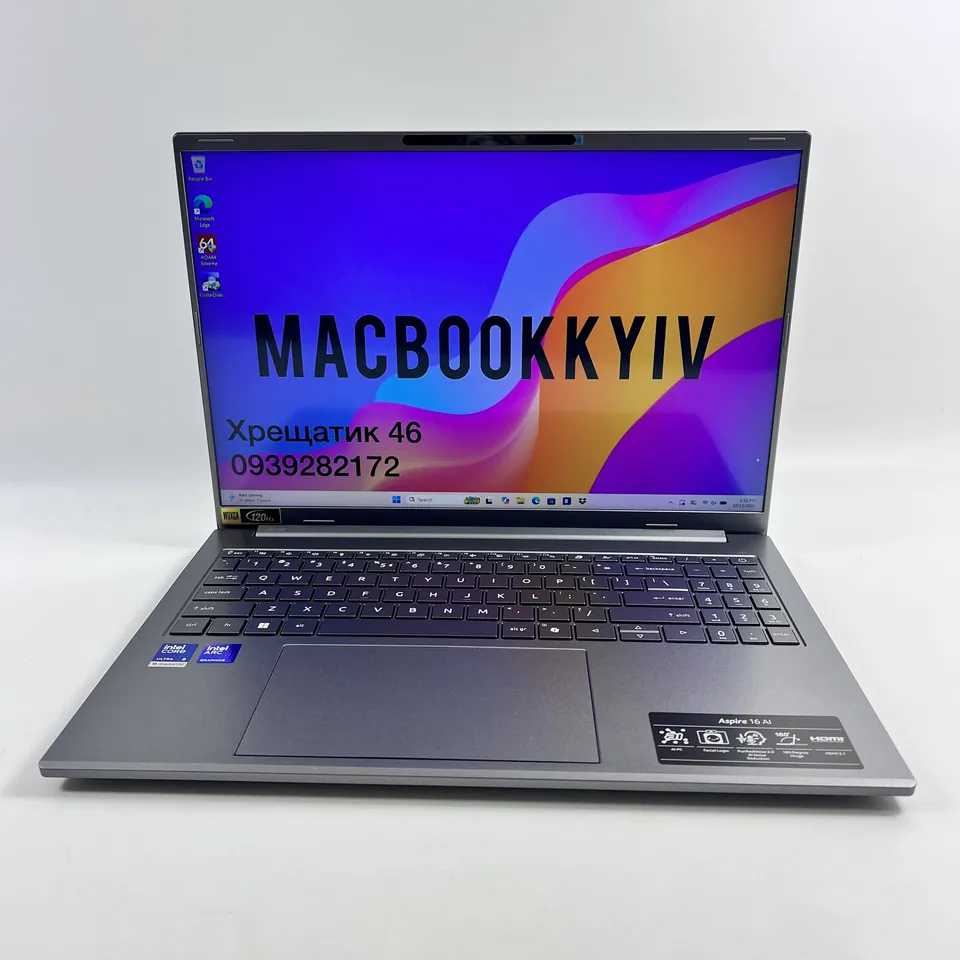 Acer Aspire 16 AI Cенсорний — фото 8