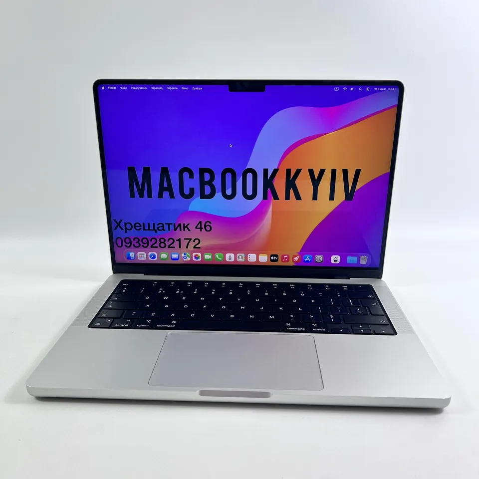 MacBook Pro 14 2024 M4 Pro/24/512 Silver (MX2E3), батарея 100% — фото 8